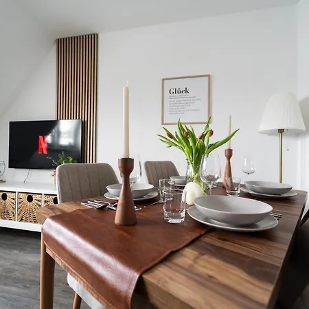 Apartmán Stadtzentrum - 5 Min Messe & Uniklinik - Arbeitsplatz - Bis 6 Personen *